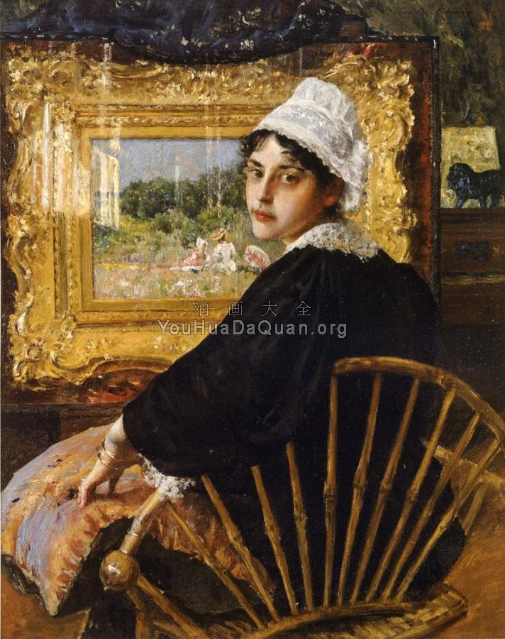 A Study aka The Artist's Wife - 威廉·梅里特·查斯